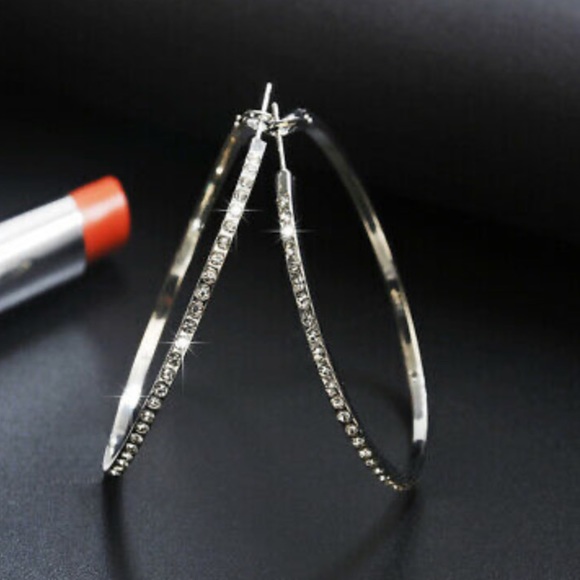 Jewelry - NEW Sterling silver hoop earrings